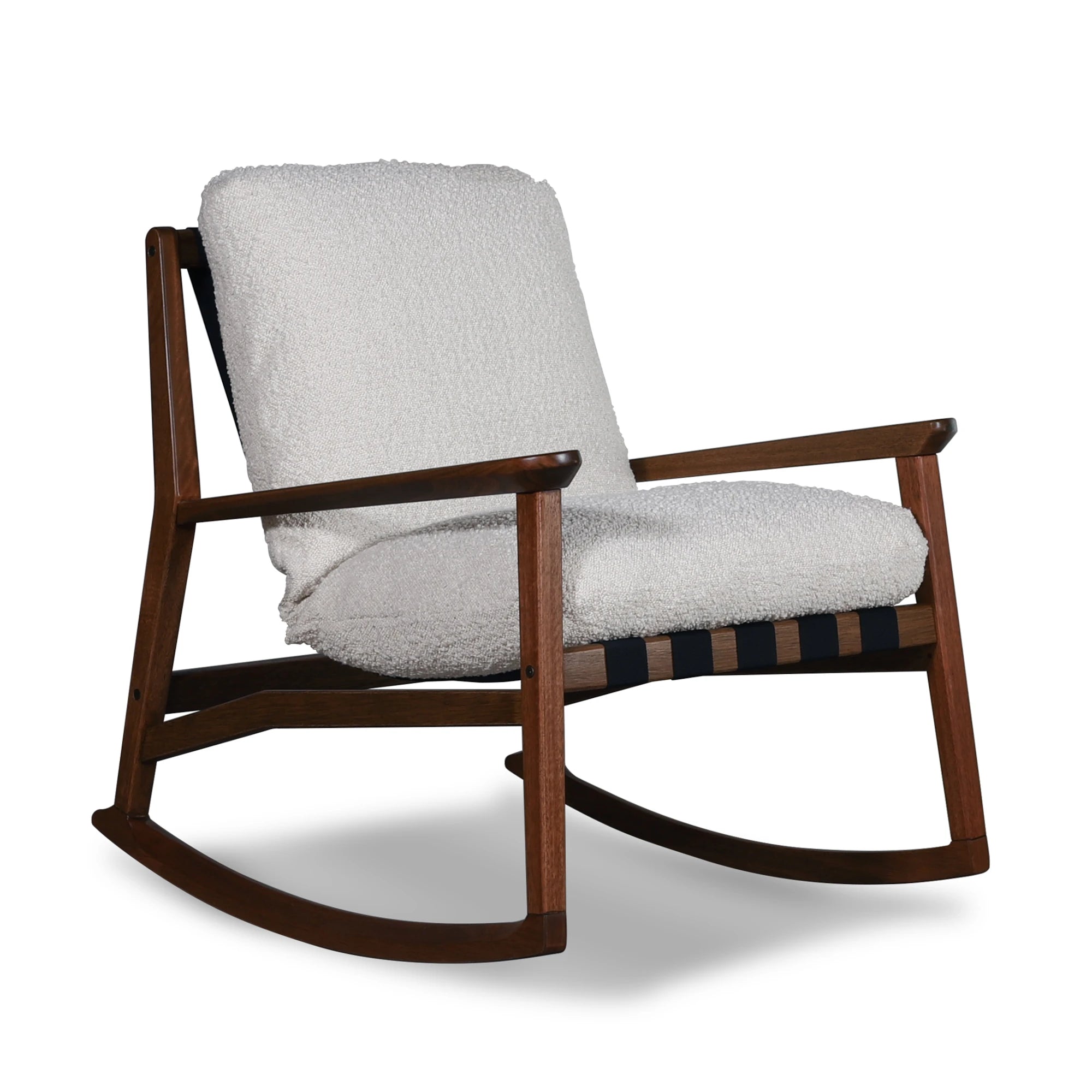 Mid Century Rocking Chair + Ottoman