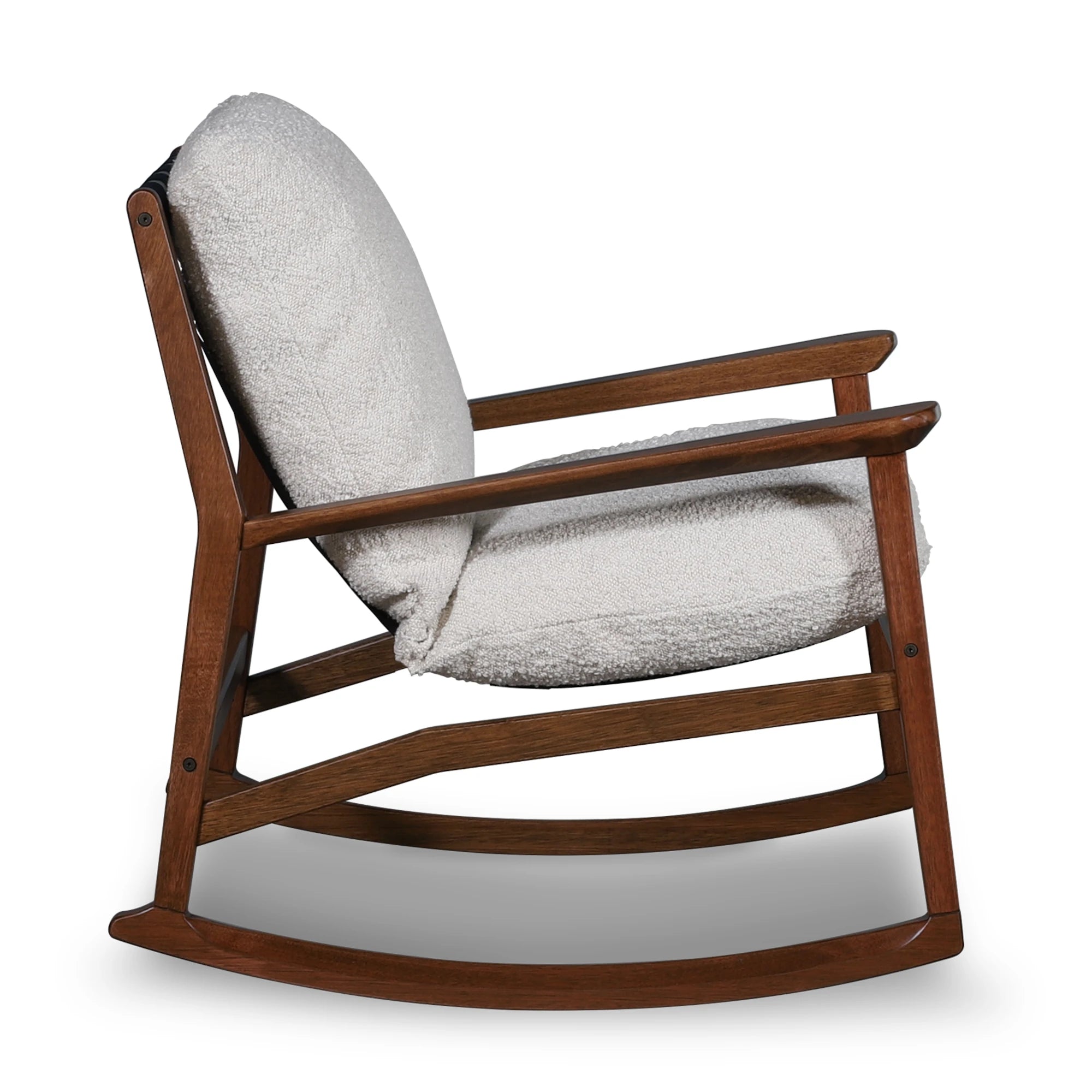 Mid Century Rocking Chair + Ottoman