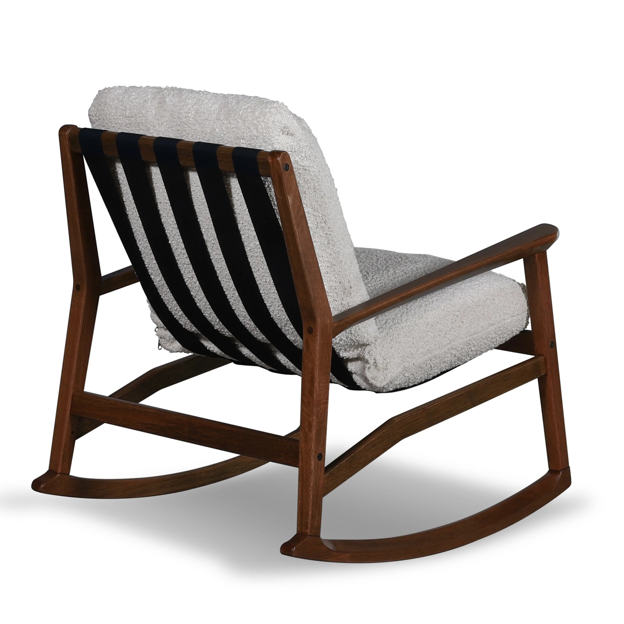 Mid Century Rocking Chair + Ottoman