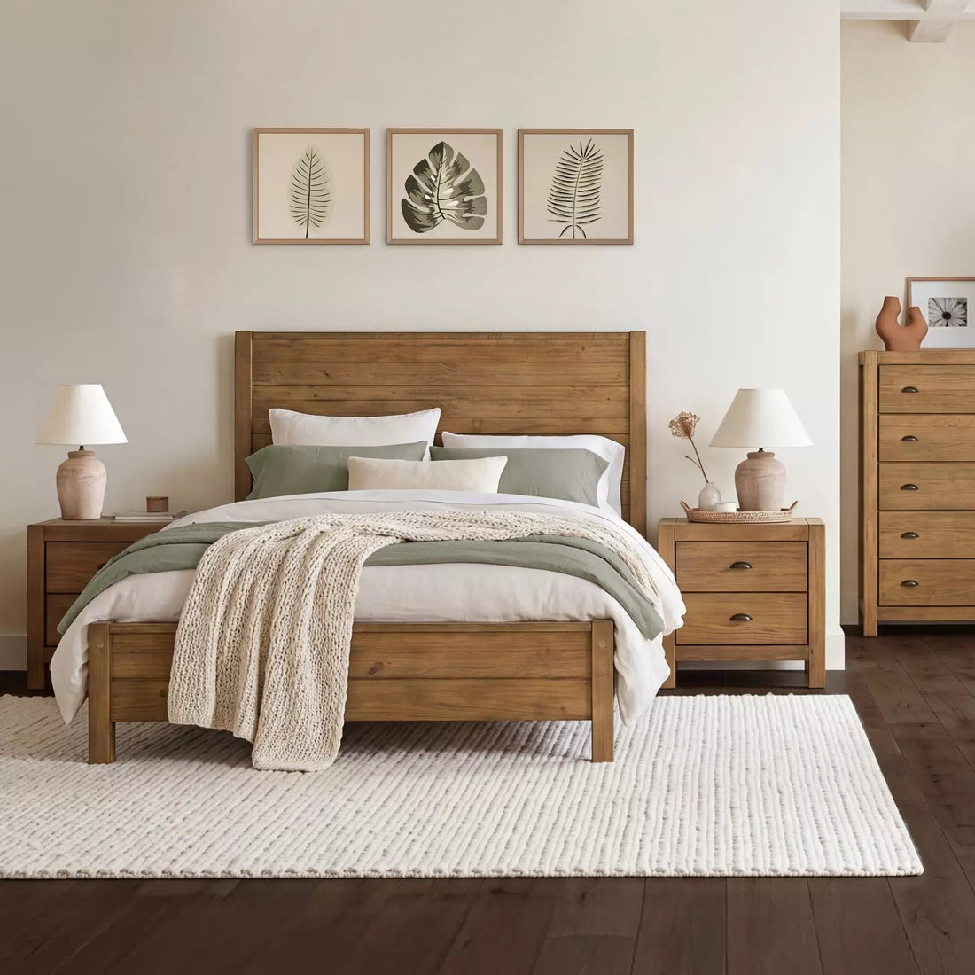 Montauk Bedroom Rustic Honey lifestyle