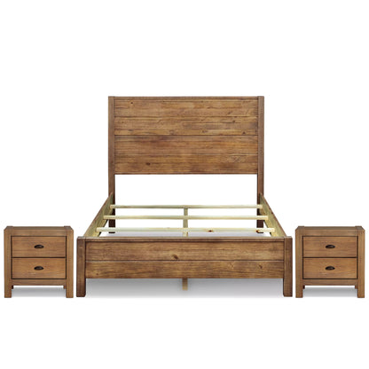 Montauk 3-Piece Bedroom Set Rustic Honey