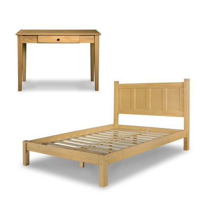 Shaker Bed + Desk