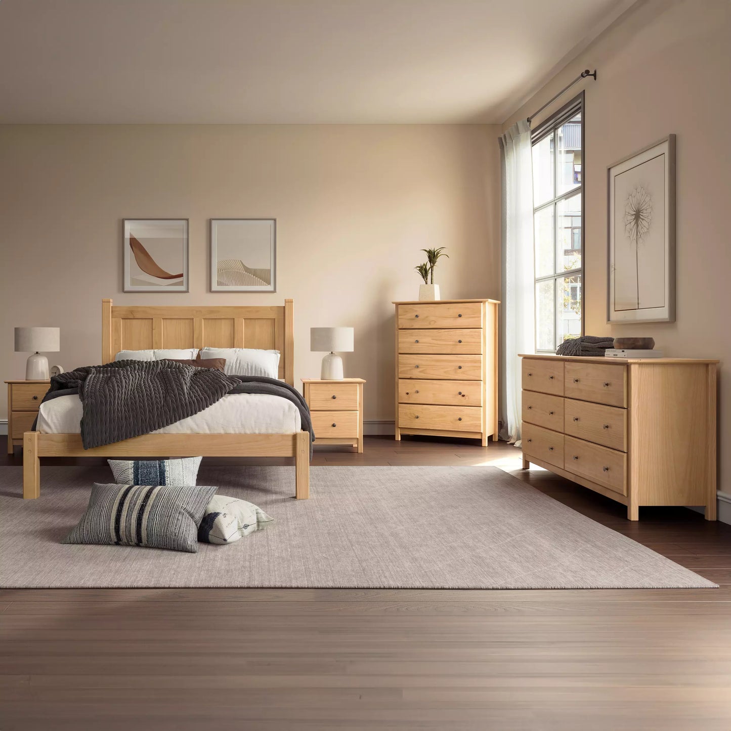 Shaker Panel Platform Bed