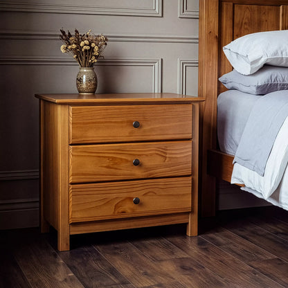 Shaker 3-Drawer Nightstand