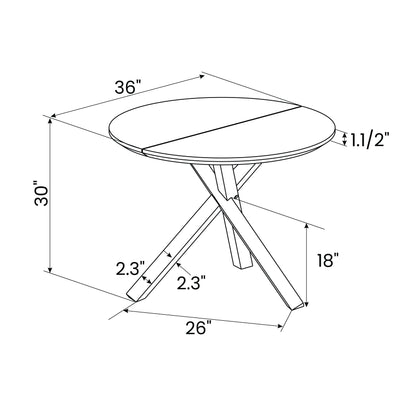 Cascais Round Dining Table