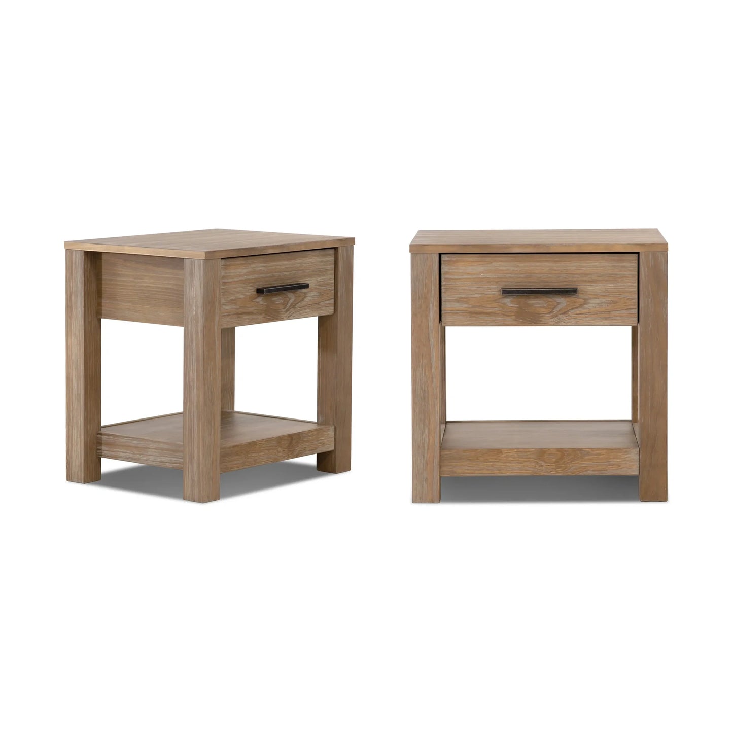 Loft One-Drawer Nightstand Set (Set of 2)
