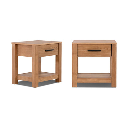 Loft One-Drawer Nightstand Set (Set of 2)