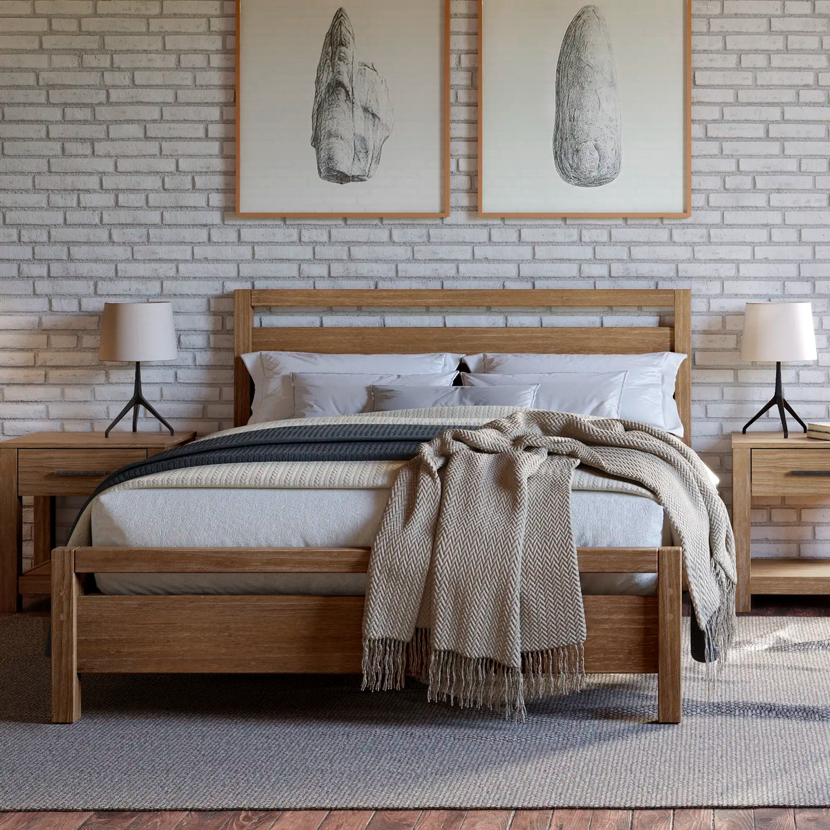 Loft Platform Bed Grain Wood Furniture loft-platform-bed-grain-wood-furniture