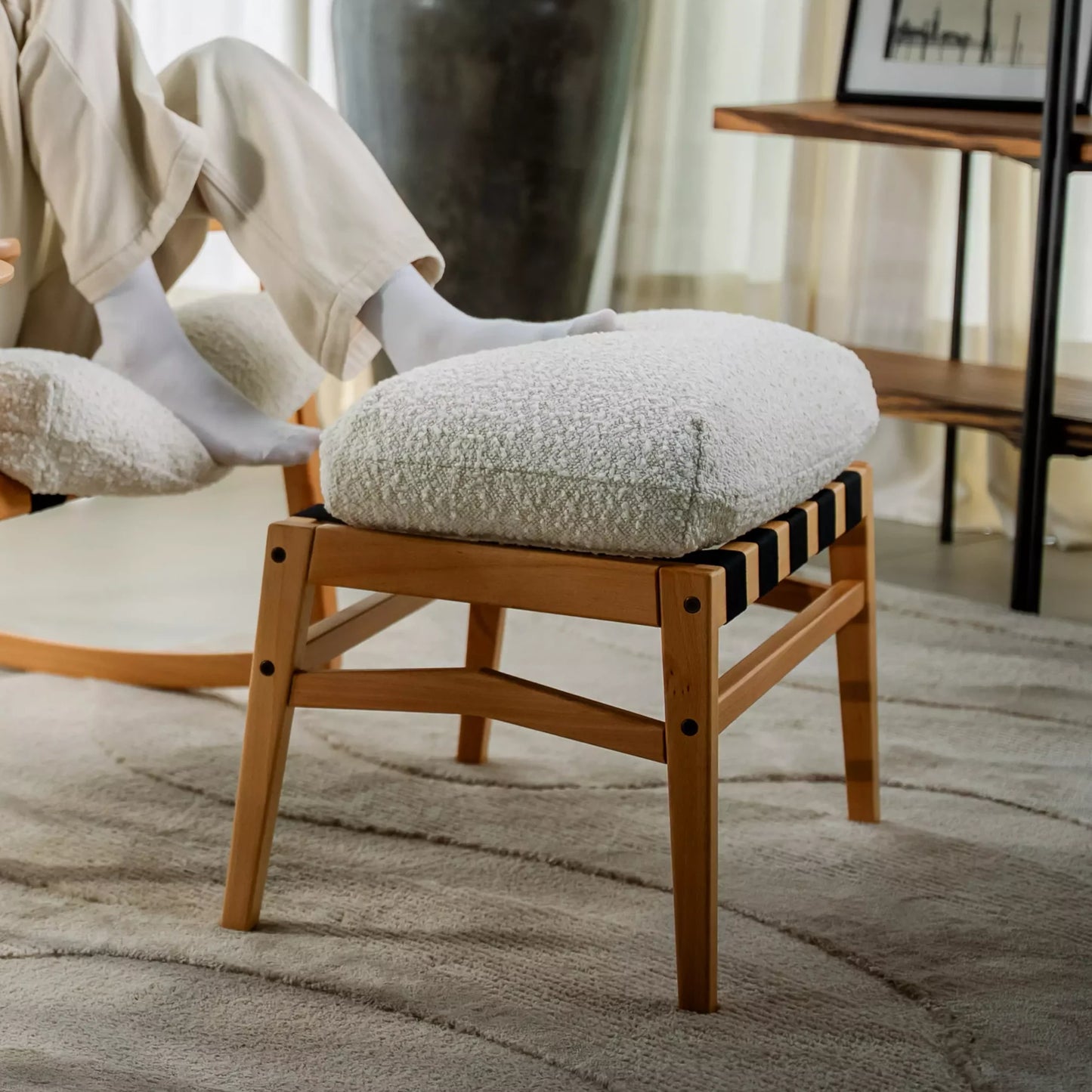 Mid Century Ottoman