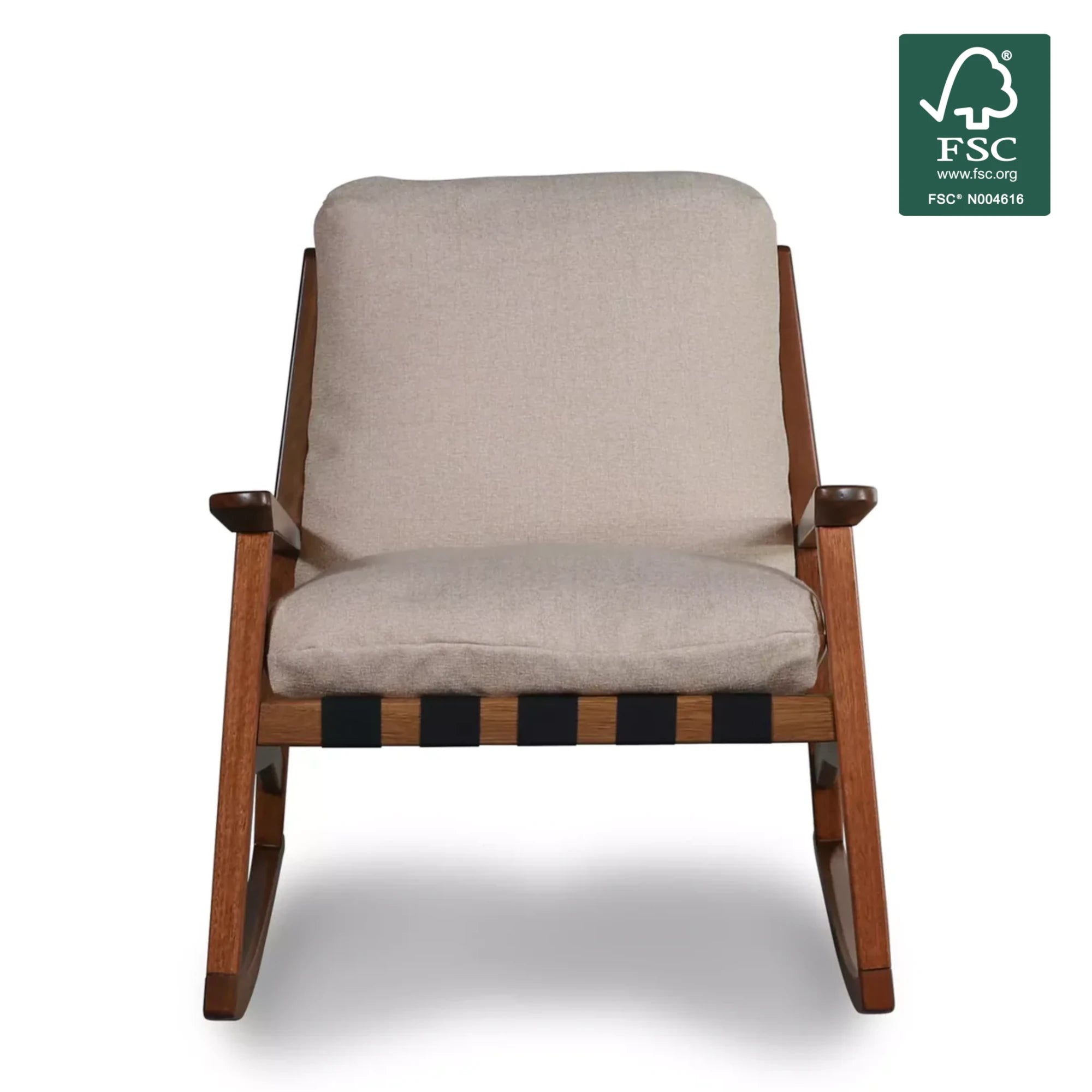 Mid Century Rocking Chair + Ottoman