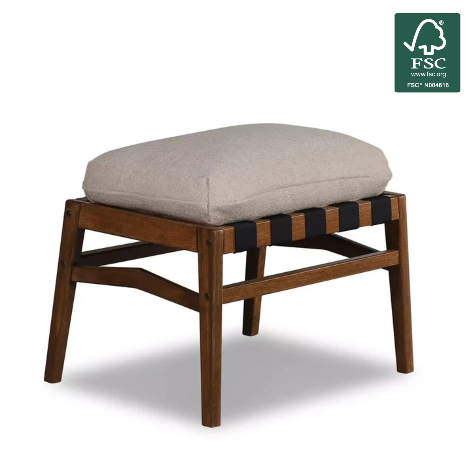 Mid Century Rocking Chair + Ottoman