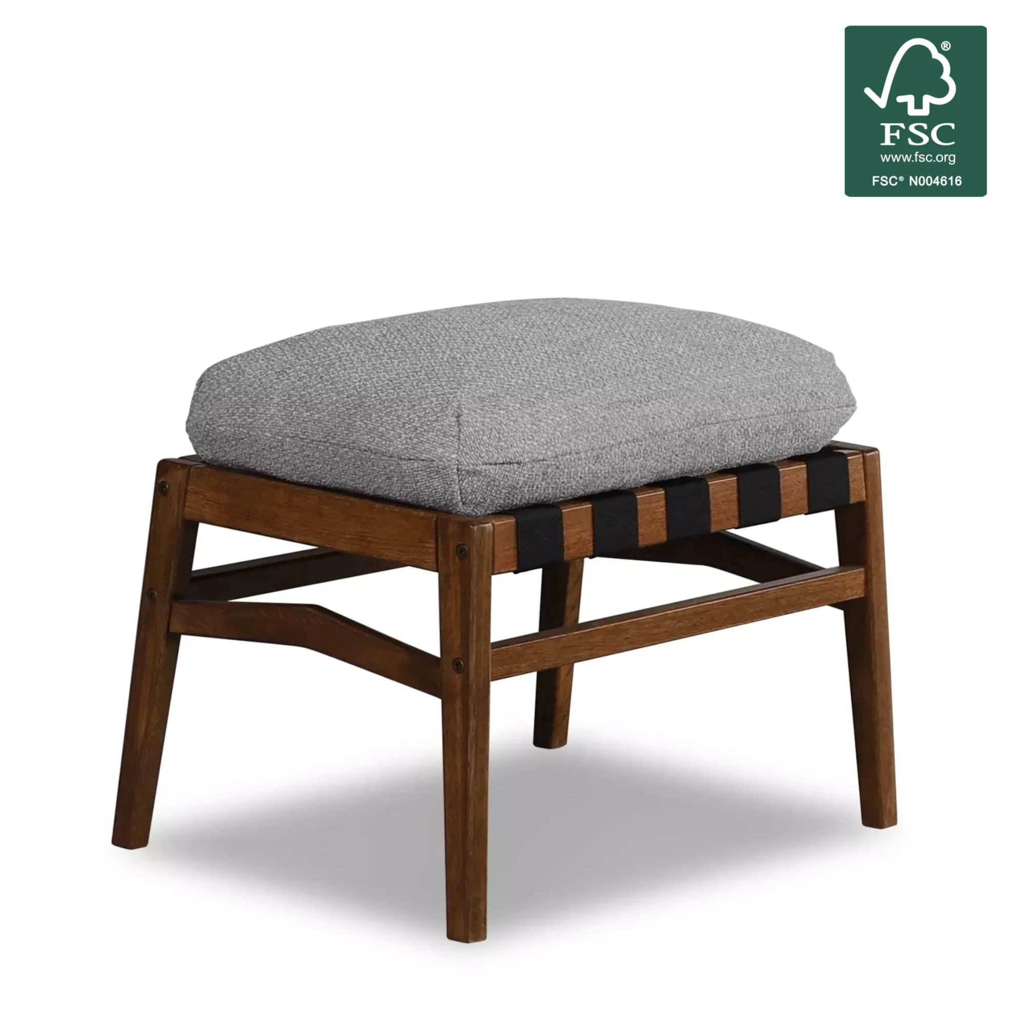 Mid Century Rocking Chair + Ottoman