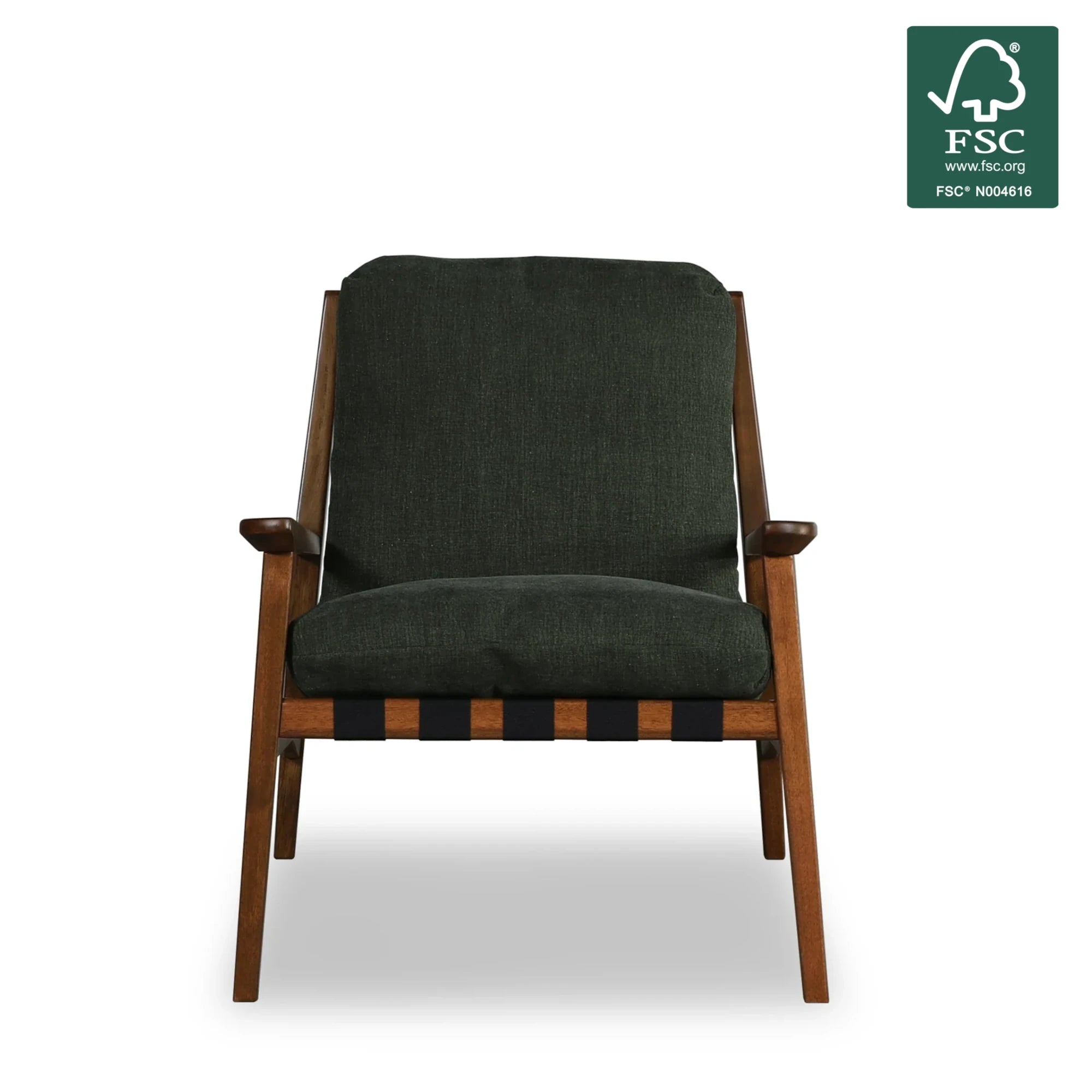 Mid Century Lounge Chair + Ottoman