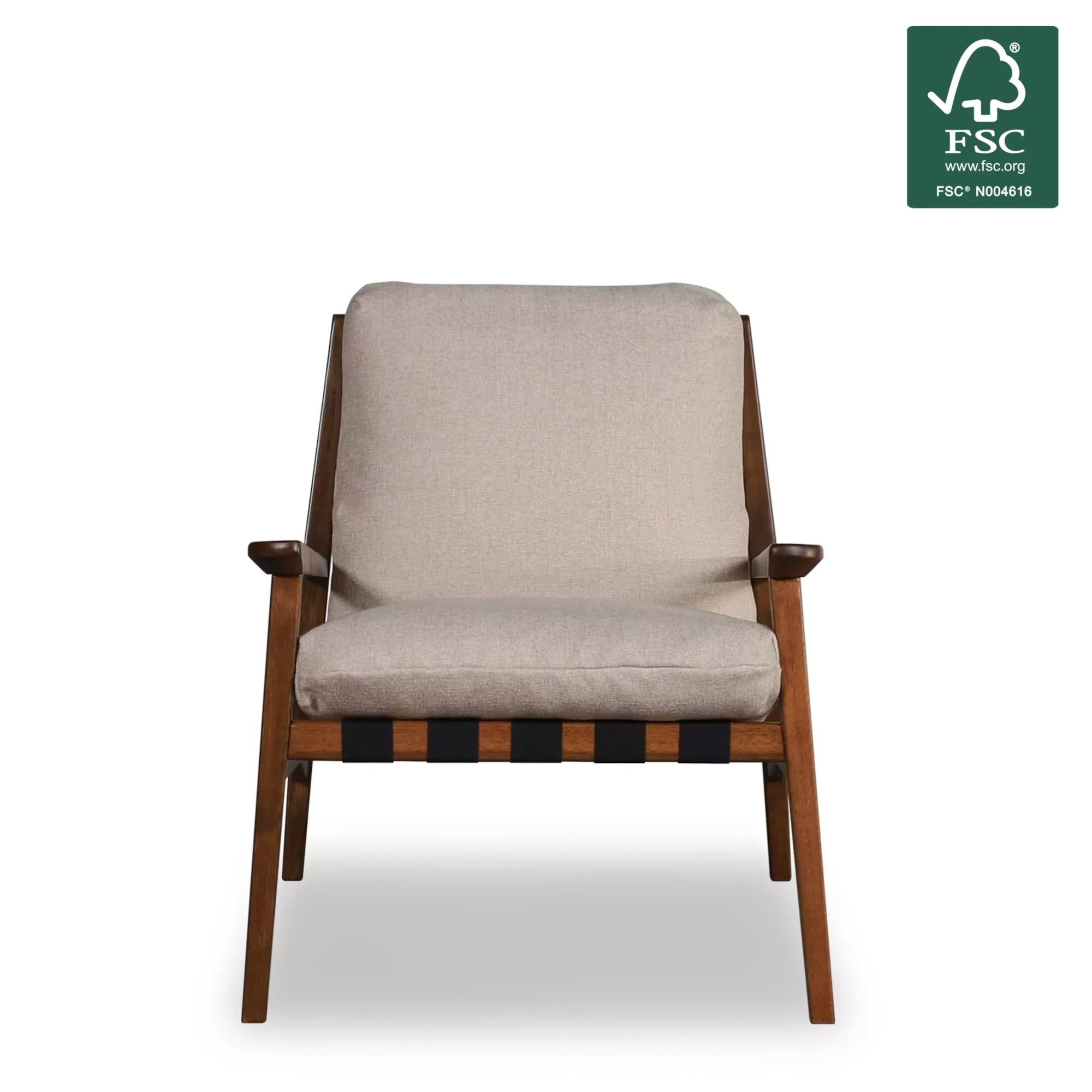 Mid Century Lounge Chair + Ottoman