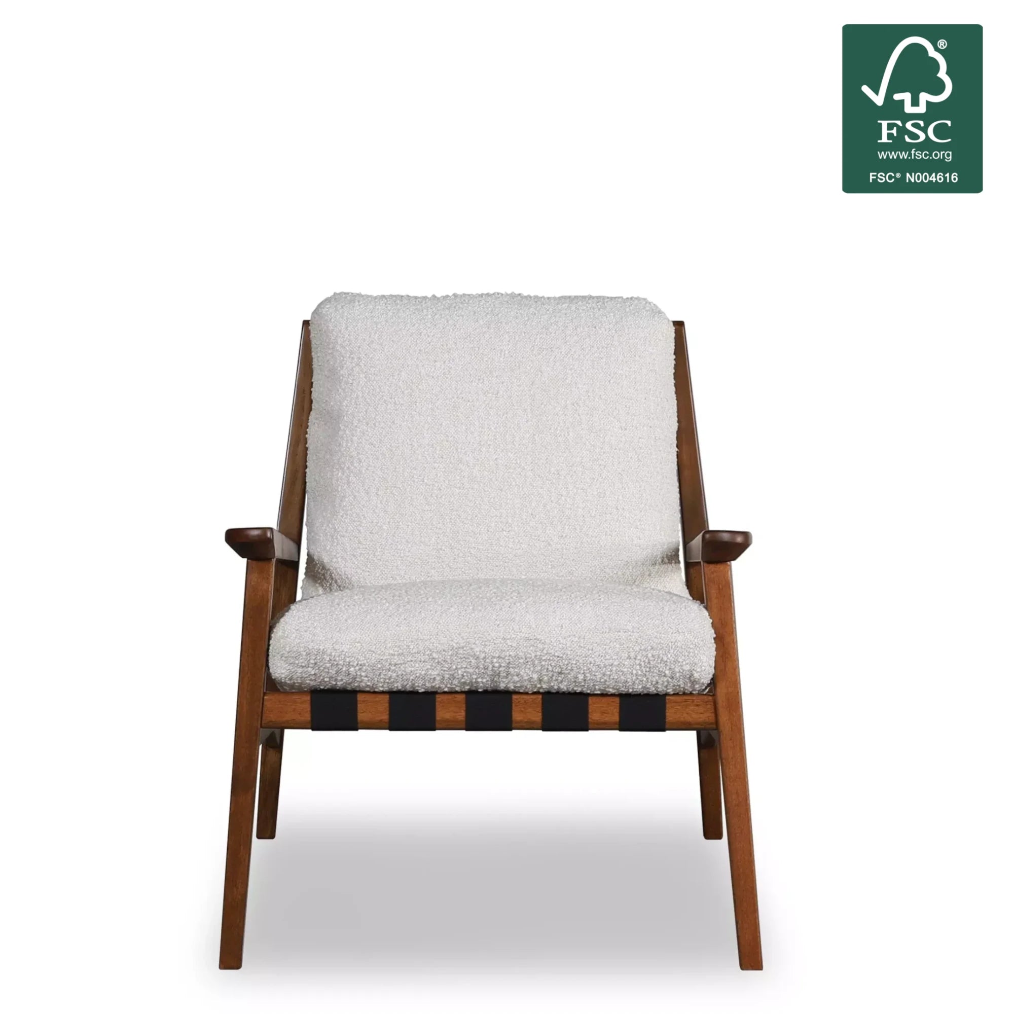 Mid Century Lounge Chair + Ottoman