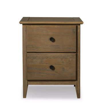 gromit　journal standard Furniture Greenport 2-Drawer Nightstand – Grain Wood Furniture