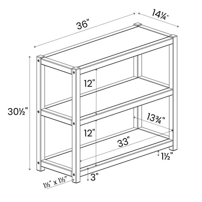 Greenport 30" Modular Bookcase