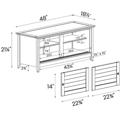 Greenport Storage Bench