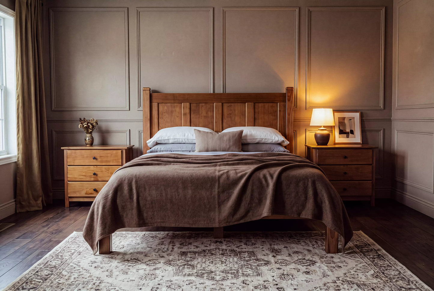 Shaker 3-Drawer Nightstand