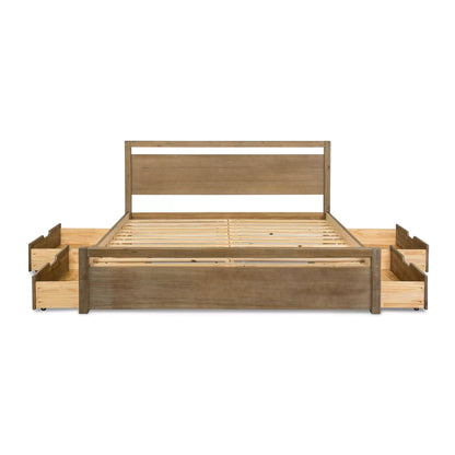 Loft Bed + Under Bed Storage Drawers