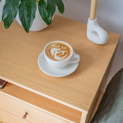 Mid Century Two-Drawer Nightstand