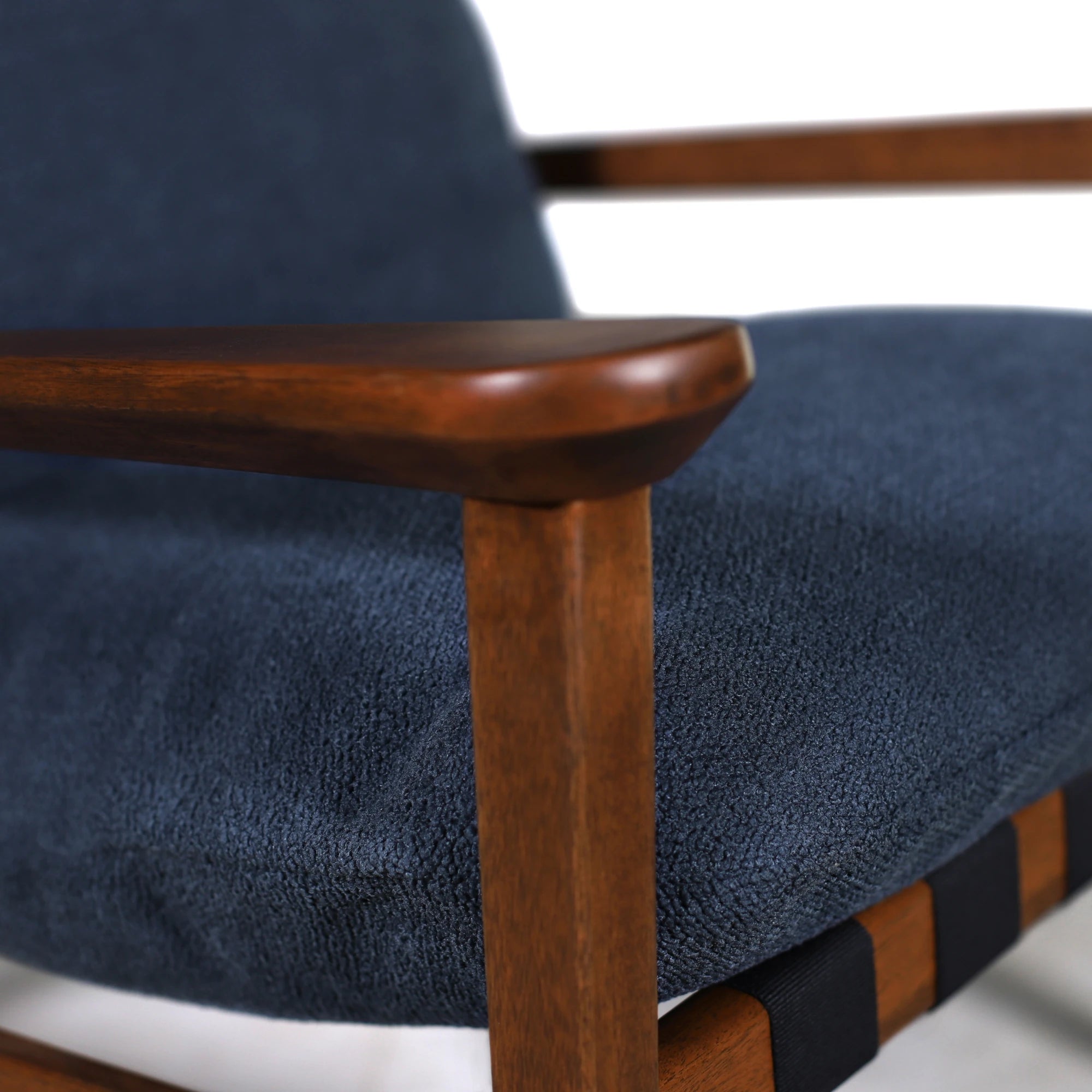 Mid Century Rocking Chair + Ottoman