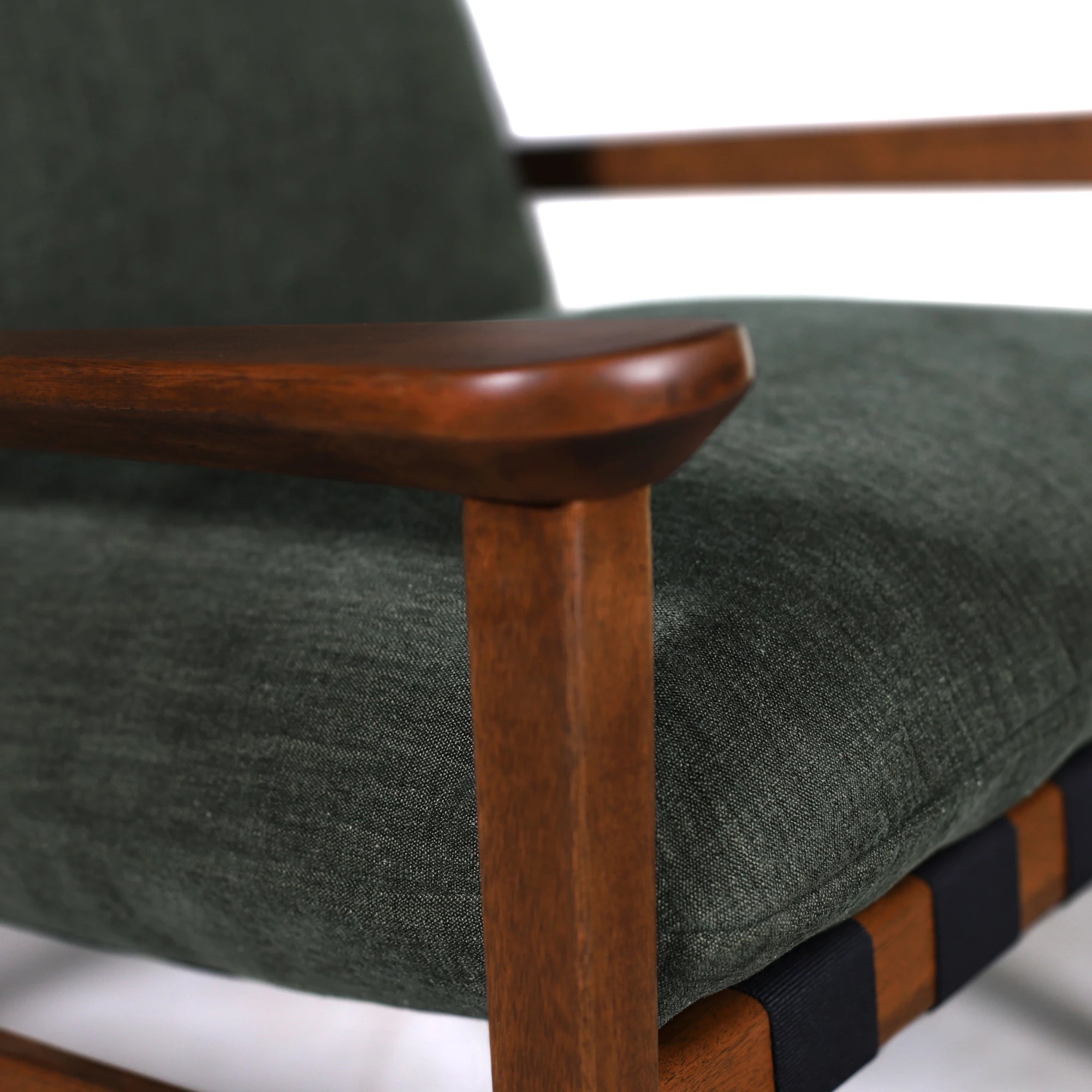 Mid Century Rocking Chair + Ottoman