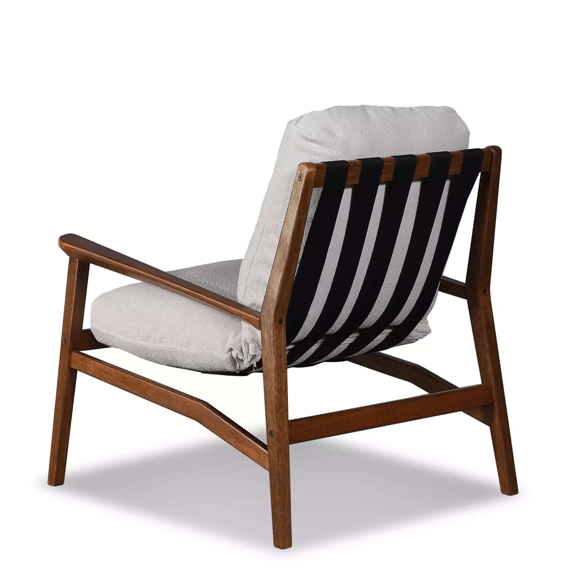 Mid Century Lounge Chair + Ottoman