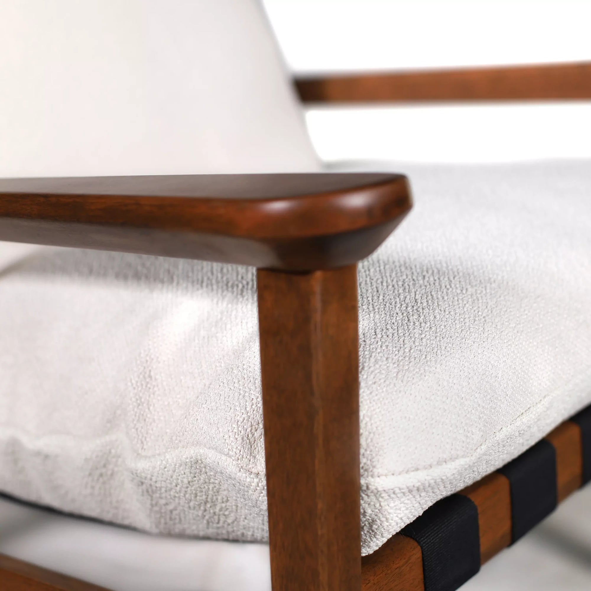 Mid Century Lounge Chair + Ottoman