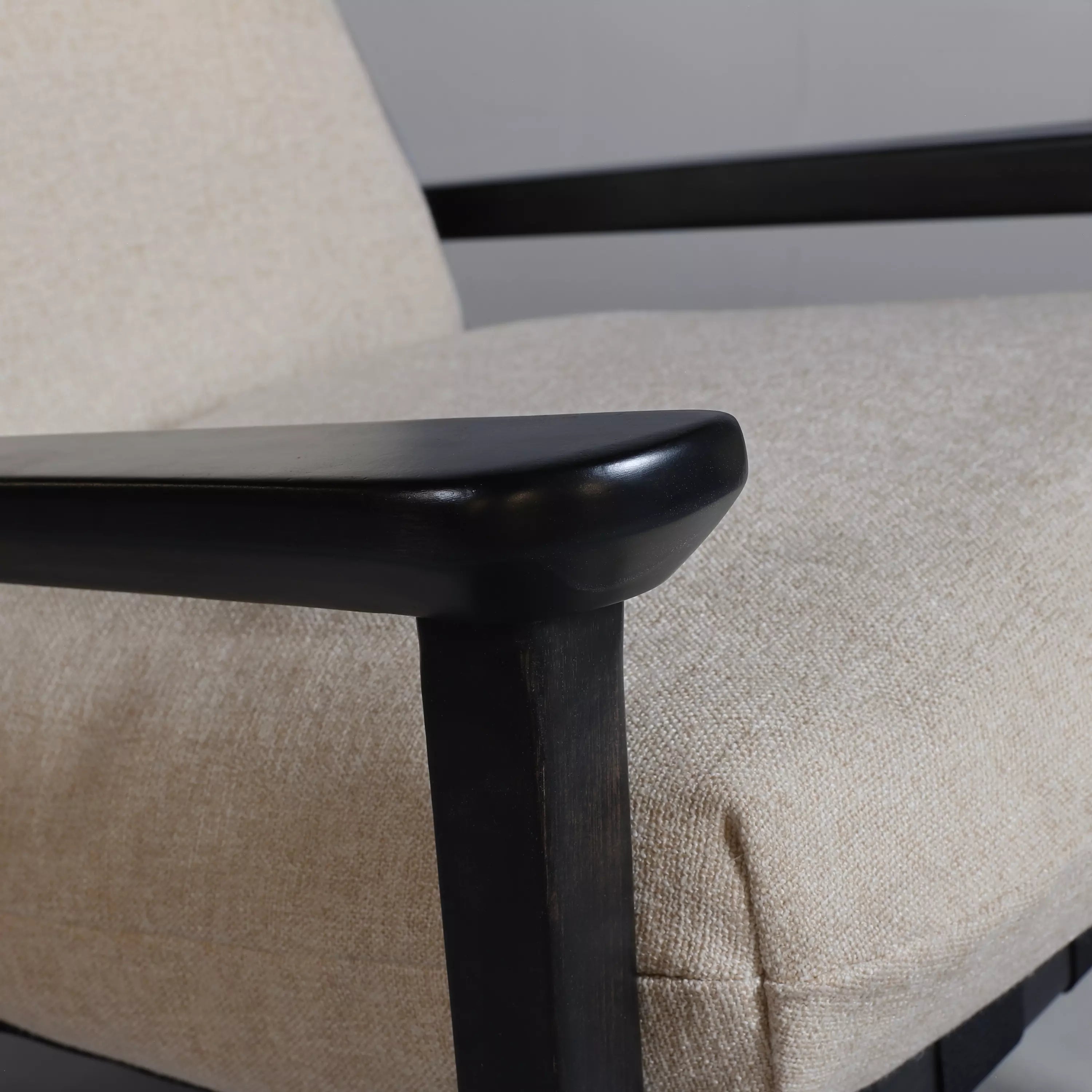 Mid Century Lounge Chair + Ottoman