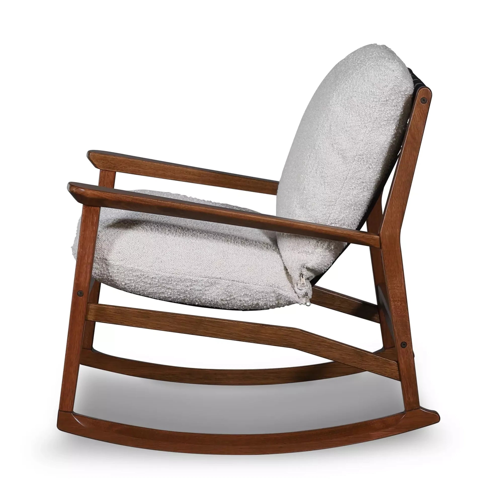 Mid Century Rocking Chair + Ottoman