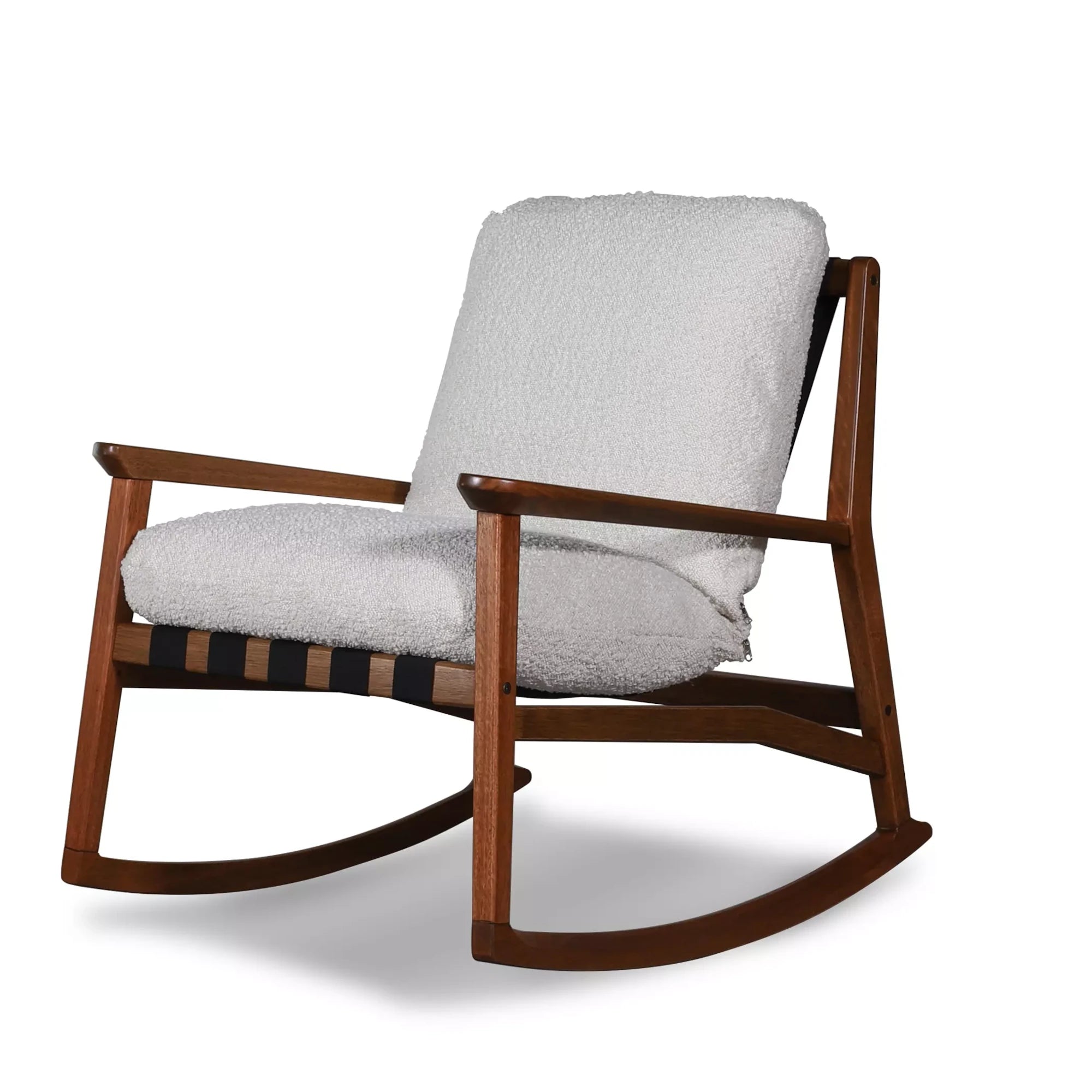 Mid Century Rocking Chair + Ottoman