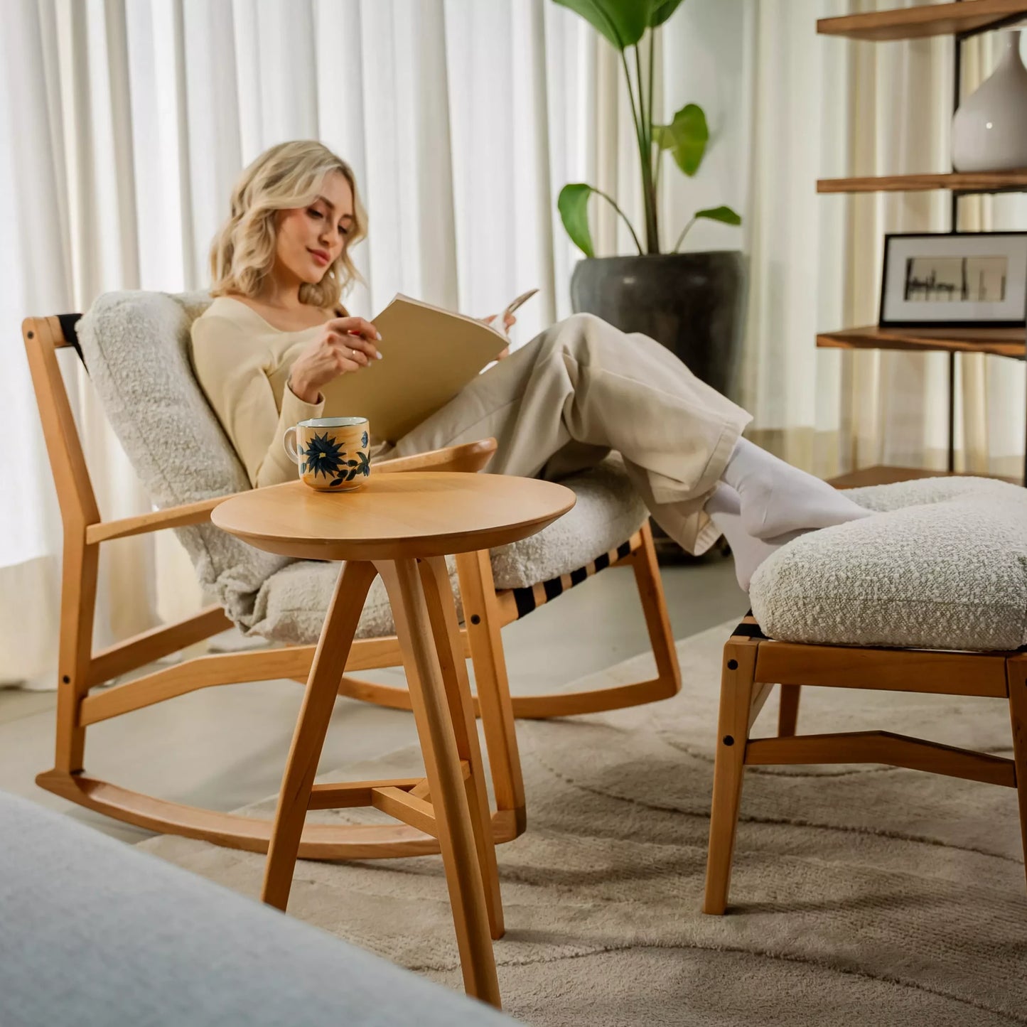 Mid Century Rocking Chair