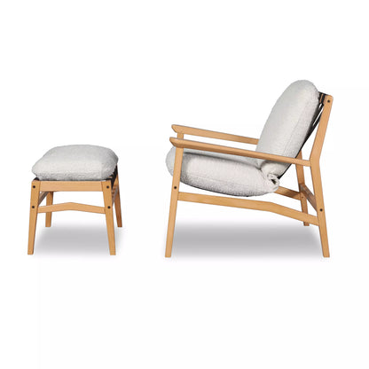 Mid Century Rocking Chair + Ottoman