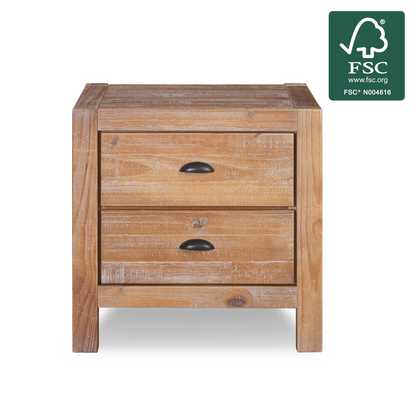 Montauk Two-Drawer Nightstand