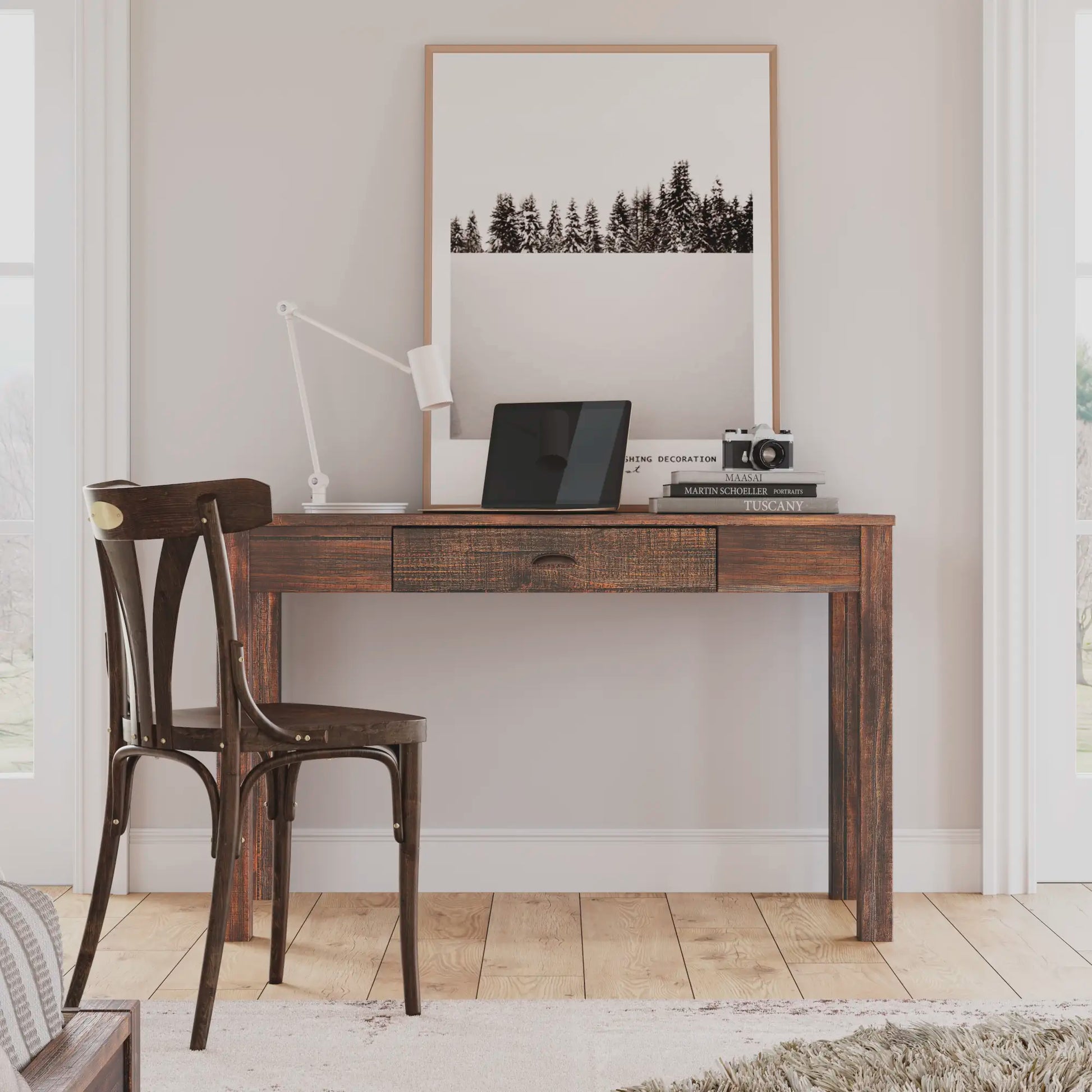 Grain Wood Furniture Montauk Desk - Driftwood Grain Wood Furniture Montauk Desk - Driftwood