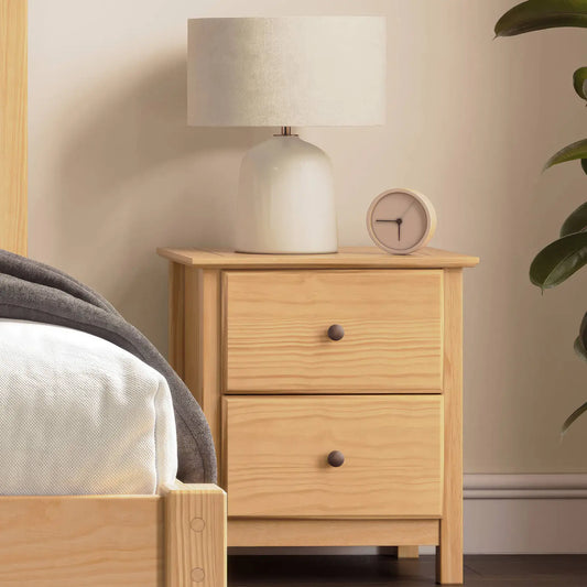 Shaker 2-Drawer Nightstand