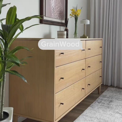 Mid Century 6-Drawer Dresser