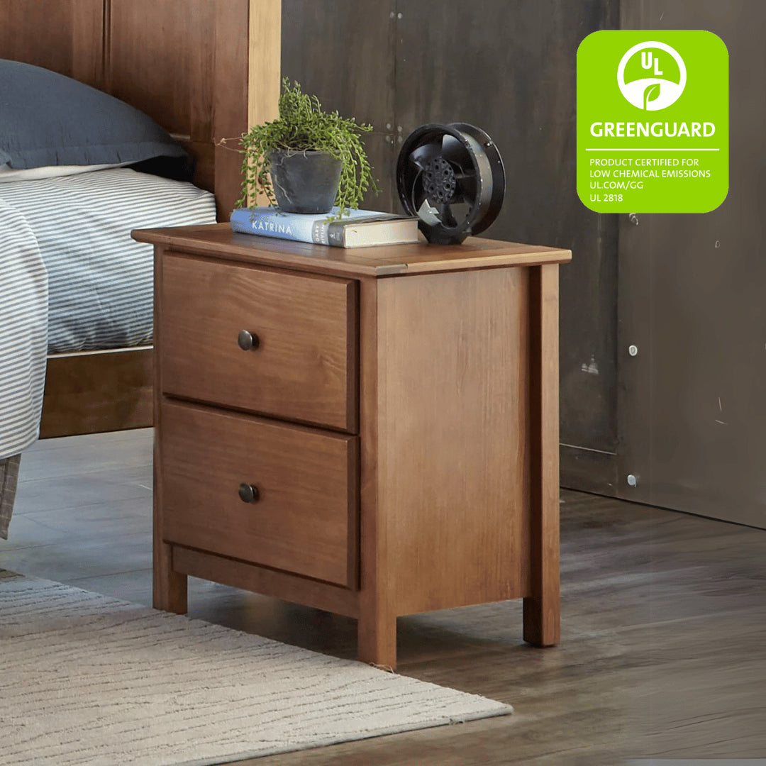 Shaker 2-Drawer Nightstand