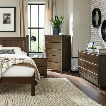 Shaker Bedroom Set (5-Piece) – Grain Wood Furniture