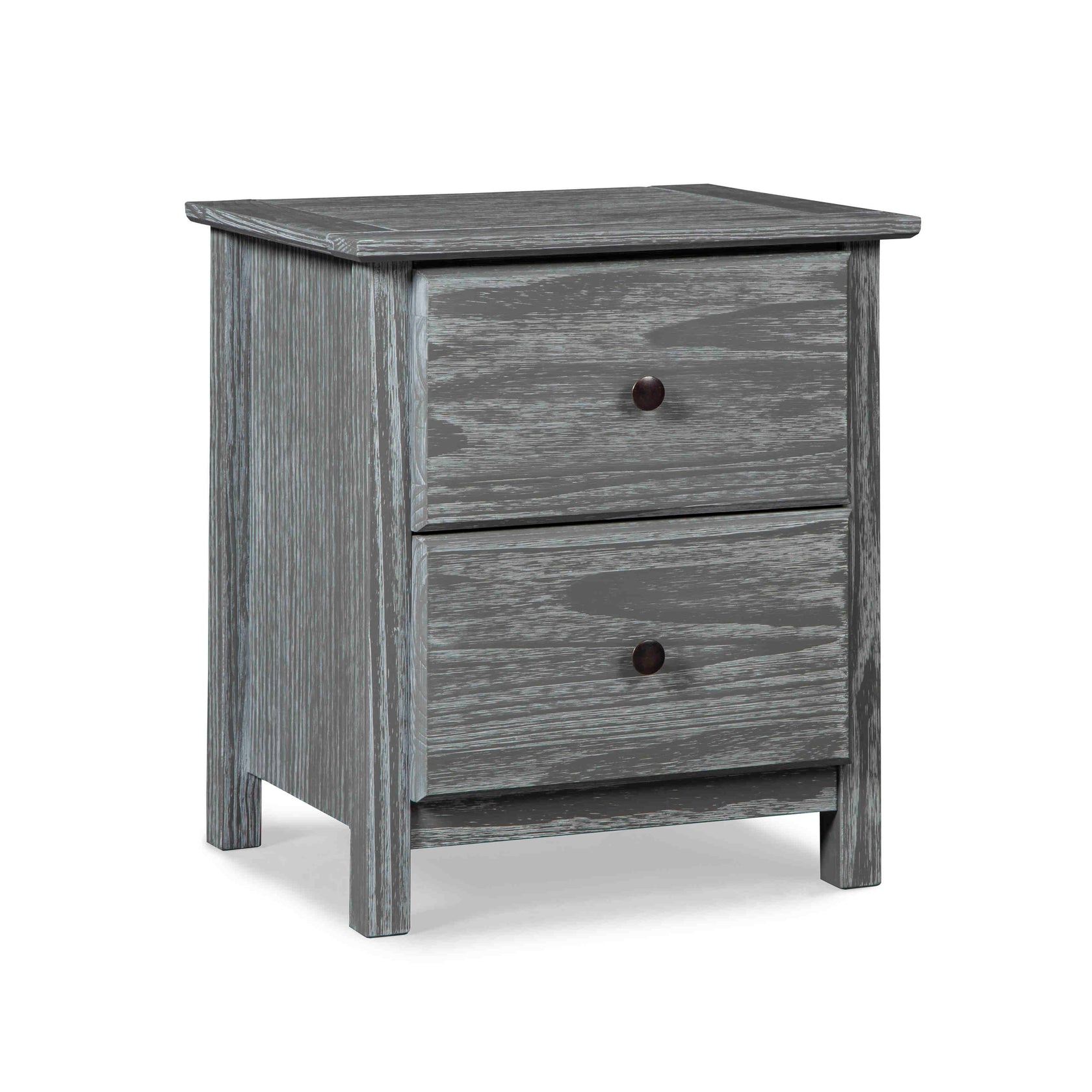Greenport 2Drawer Nightstand Grain Wood Furniture