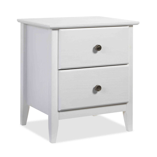 Greenport 2Drawer Nightstand Grain Wood Furniture