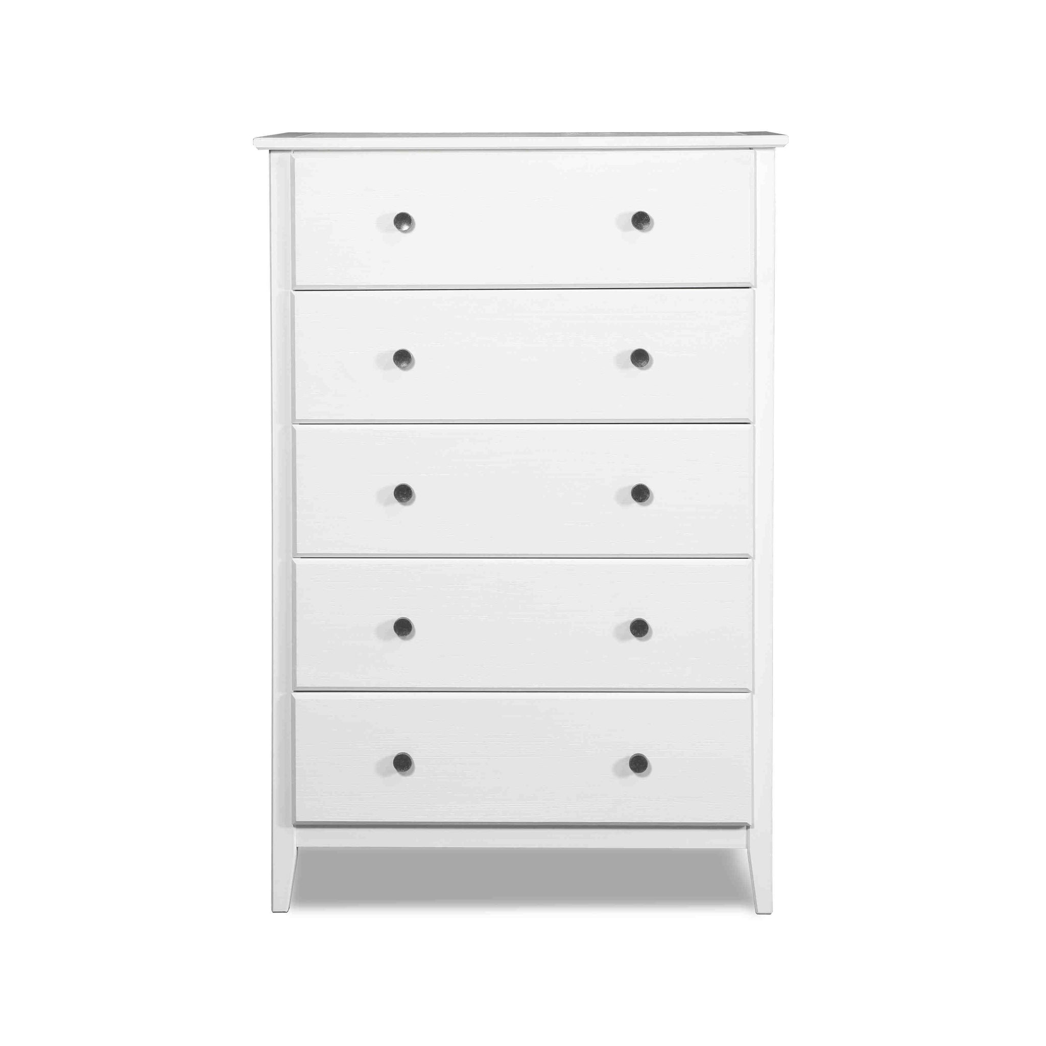 Greenport 5Drawer Chest Grain Wood Furniture