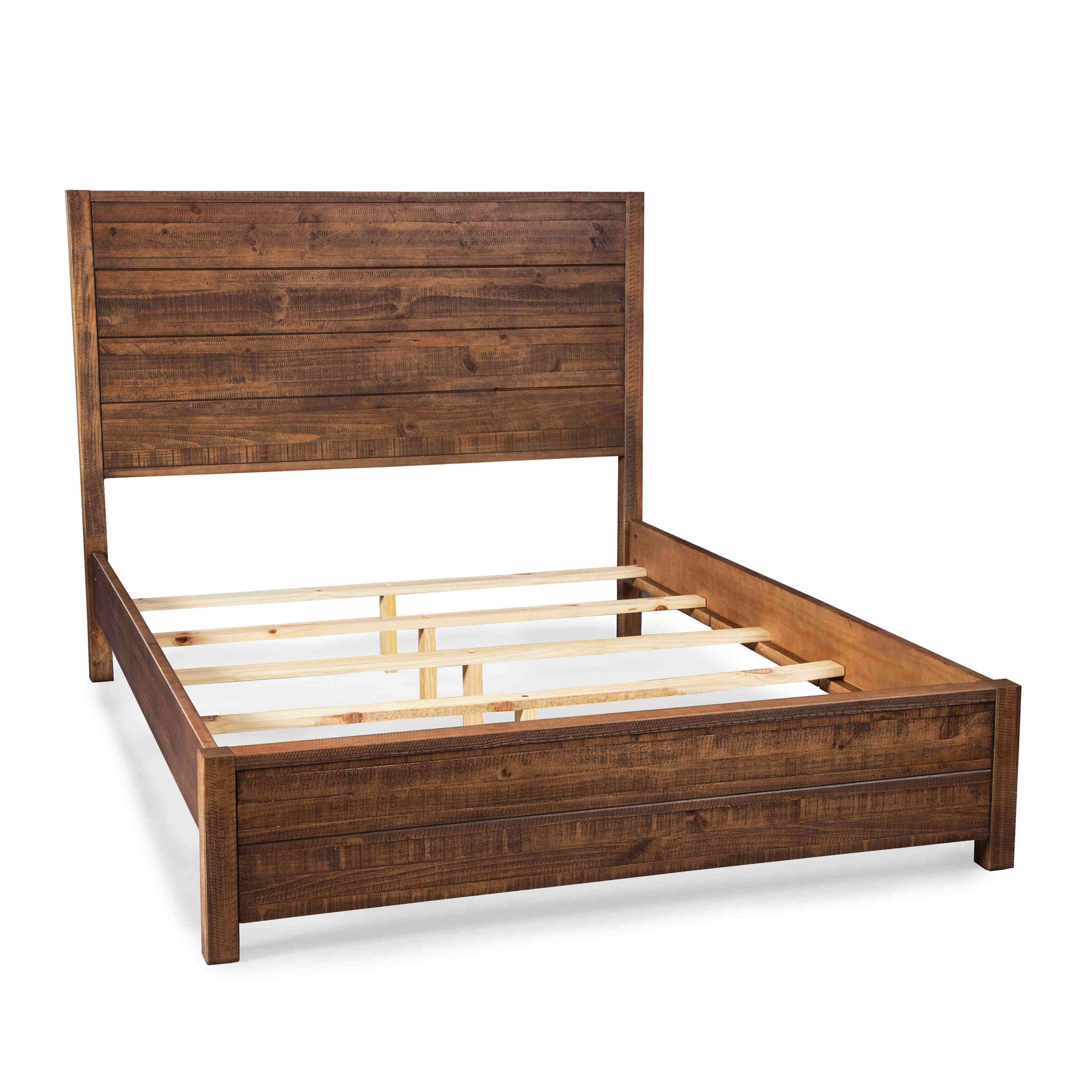 Montauk Solid Wood Bed Grain Wood Furniture
