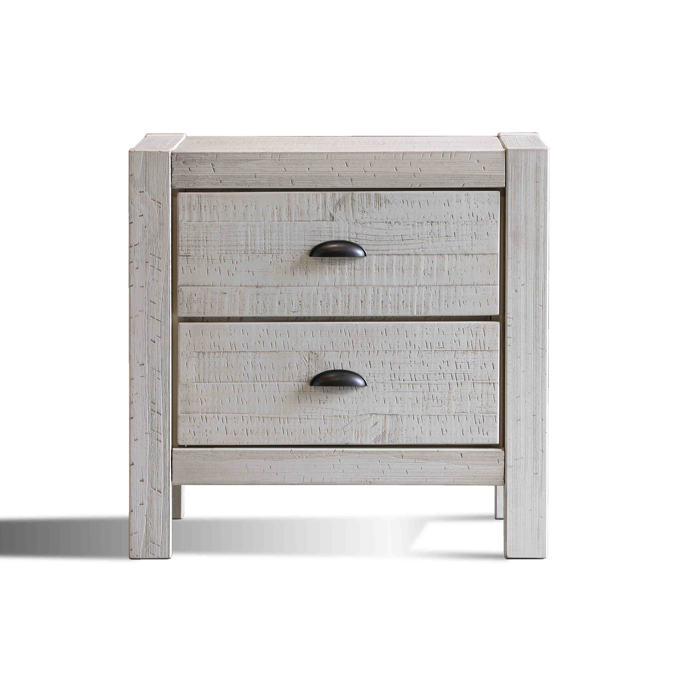 Montauk TwoDrawer Nightstand Grain Wood Furniture