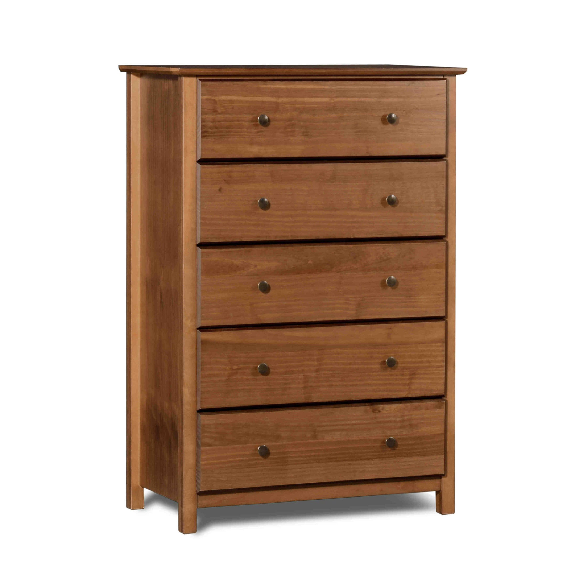 Shaker 5-Drawer Chest – Grain Wood Furniture