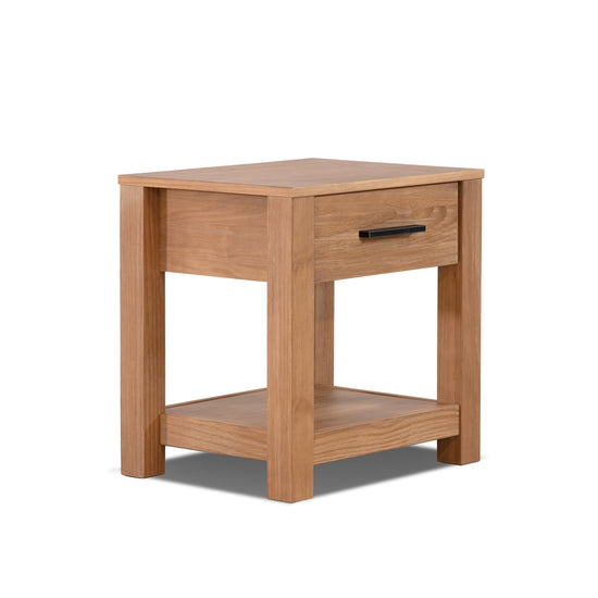 Loft OneDrawer Nightstand Grain Wood Furniture