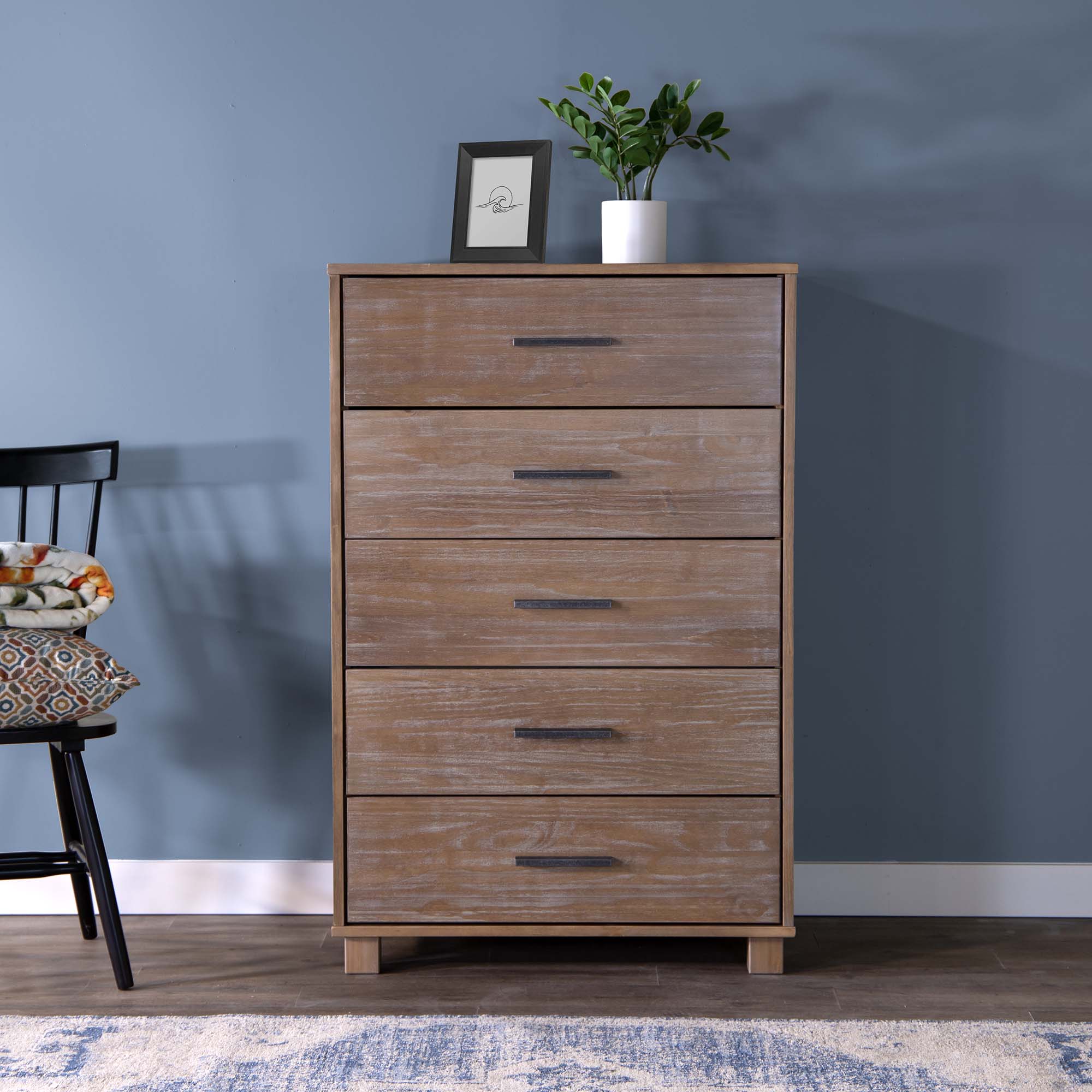 Loft 5-Drawer Chest – Grain Wood Furniture