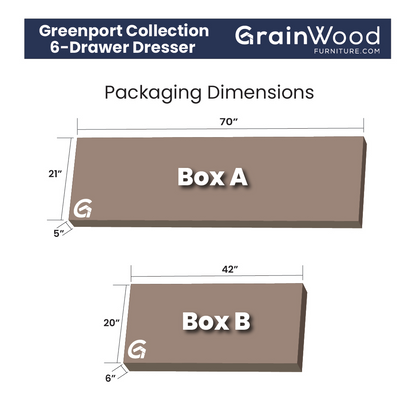 Greenport 6-Drawer Dresser