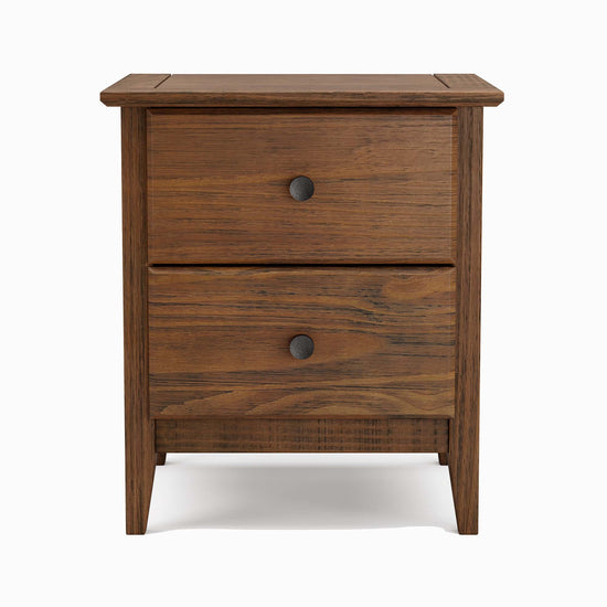 Greenport 2Drawer Nightstand Grain Wood Furniture